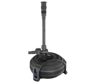 Black mechanical pump with hose and digital display