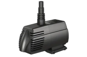 Black submersible water pump for aquariums