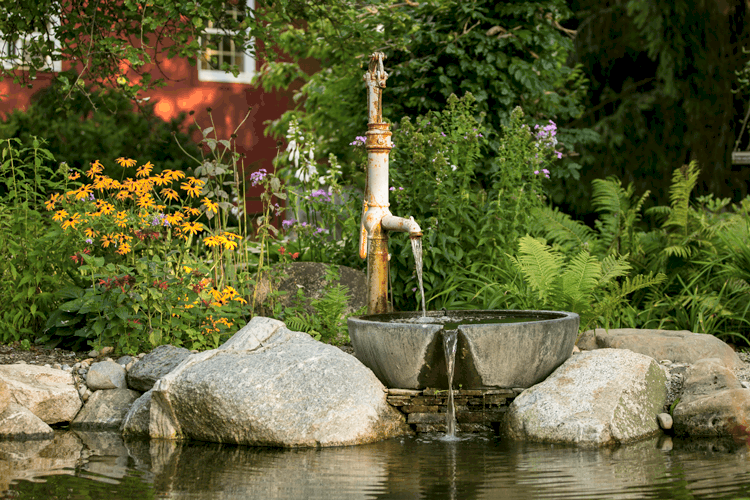 Water Pump Fountain Pond