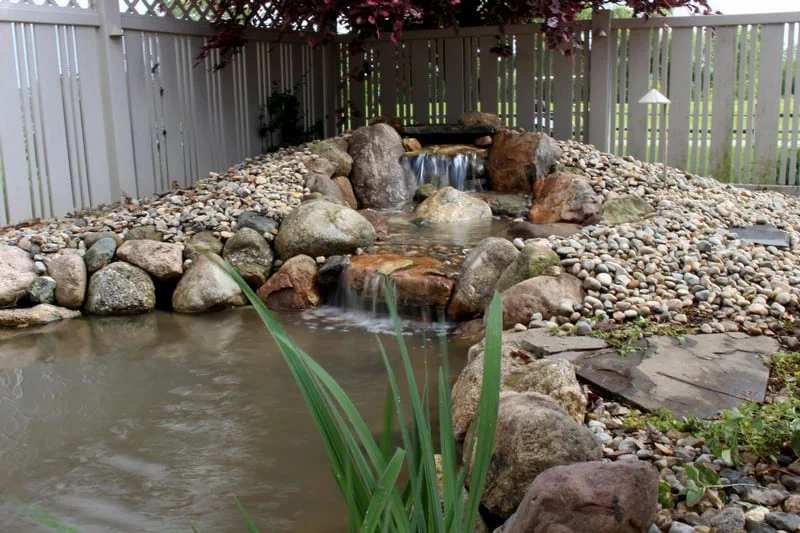 Larimer Greens Goshen Pond & Waterfall Rebuild