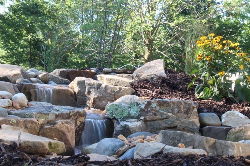 Pondless Waterfall, Fort Wayne, IN – Premiere Aquascapes