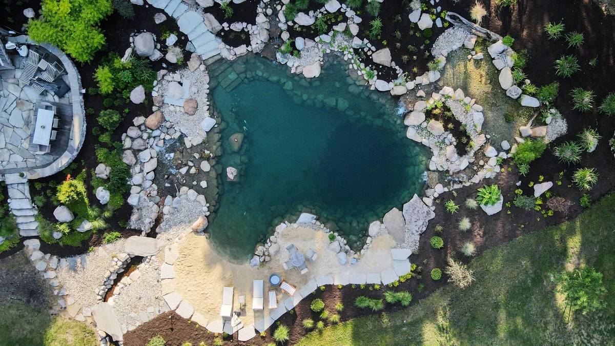 Pond aerial