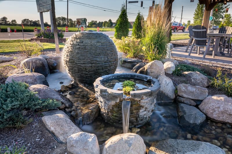 Fountains at Raber Patio